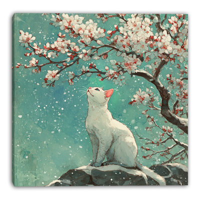 Spring Blossom Sentinel Wrapped Canvas Wall Art
