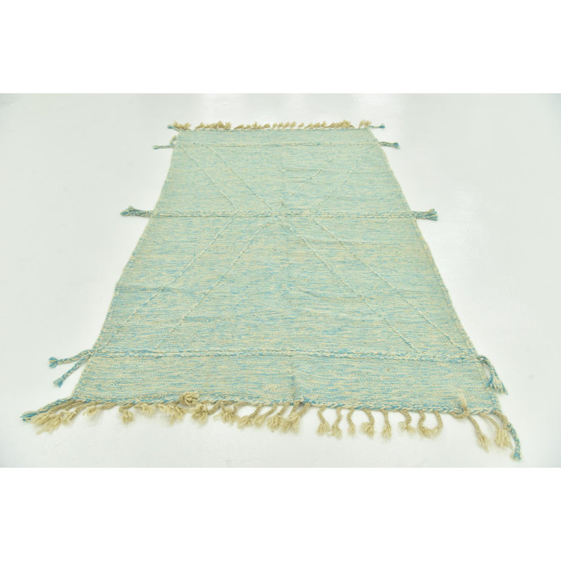 Tapis bleu foncé Nathaniel