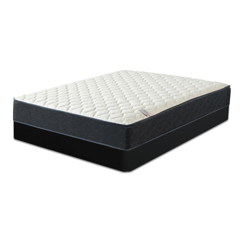 9-Inch Medium Firm TightTop Single Sided Hybrid Mattress with Unassembled Box Spring, Low Profile (5”), Twin
