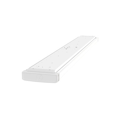 TruWrap 4' LED Shop Light, Adjustable Brightness, Selectable Colour, Flat Diffuser, Narrow Width