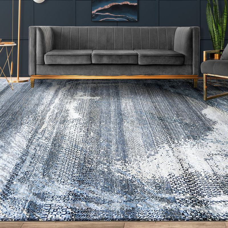Abstract Area Rug, Rectangle 5' x 8'