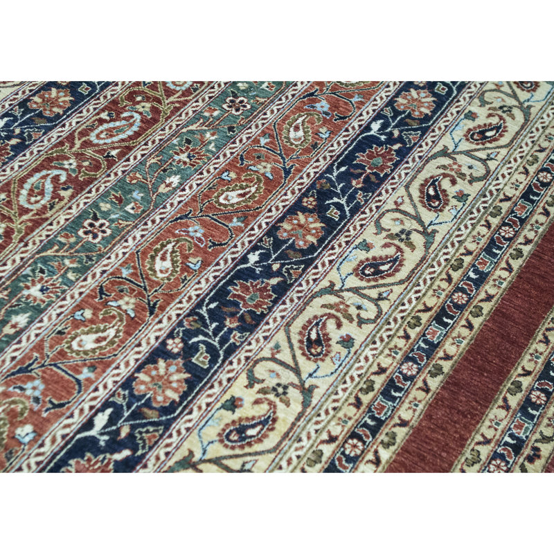 Tapis multicolore de haute qualité noué à la main