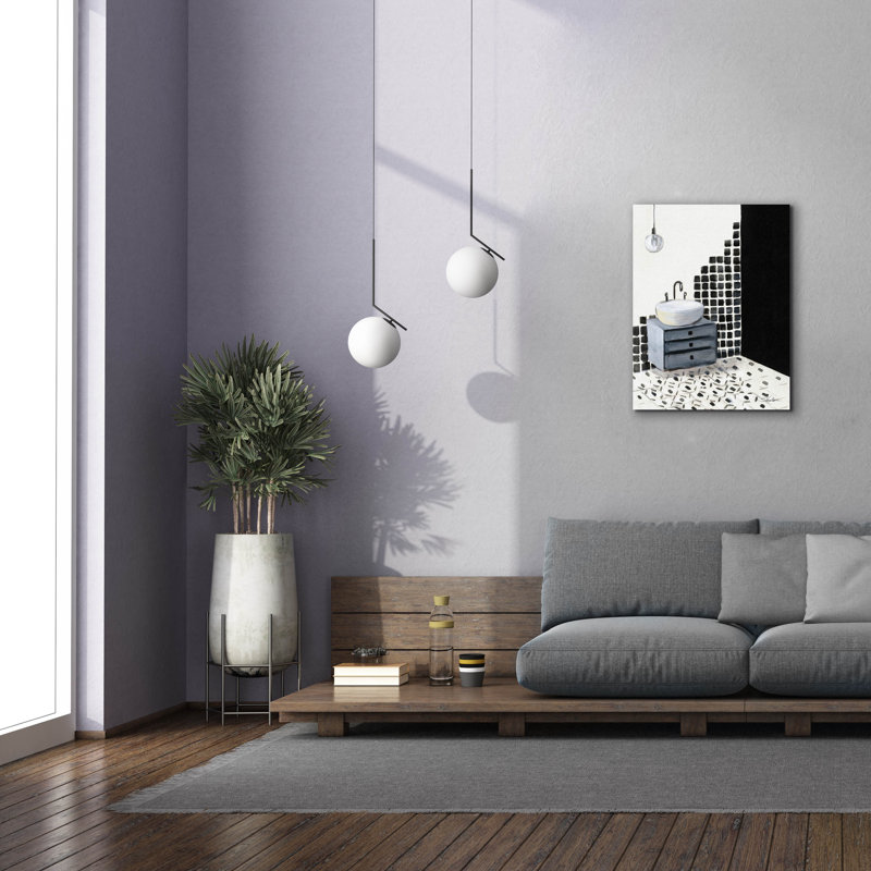 «Epic Graffiti« Bathroom Patterns 2 »par Silvia Vassileva, art mural sur toile, 26 po x 34 po, H 34 po x l 26 po