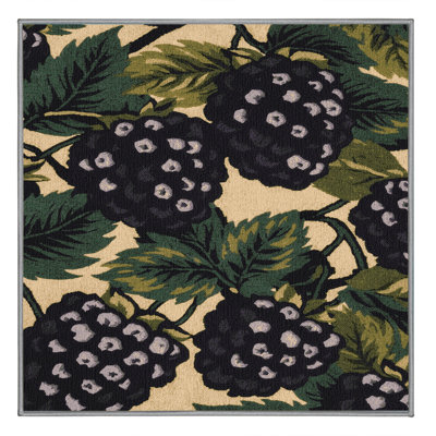  Tapis lavable fruits mûres