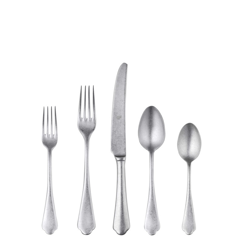 Ensemble de 20 pièces Dolce Vita, Argent étain