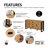 Narvaez 60,39" Sideboard 2 Doors 3 Drawers 