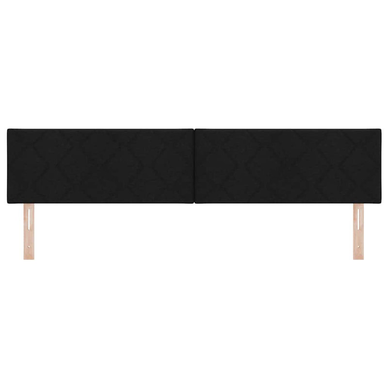  Fabric Headboard Geometric With Headboard Fabric, 140 x 190cm, Black