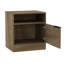 Swarn 114.3cm W Solid Wood Bedside Table-1295074756