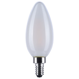 Base de candélabre à gradation chaude 4,5 watts à DEL B11 3000K-2000K (Ensemble de 6)