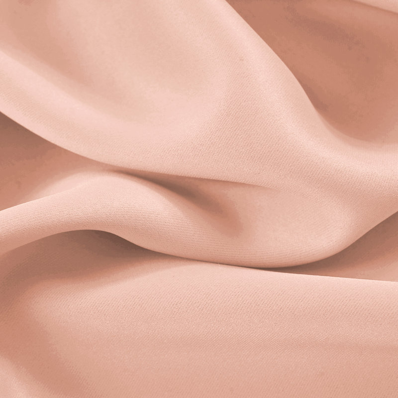 Fitnat 100% Blackout Window Curtain Panel, Pink, 52" W x 45" L