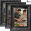 Cadre photo 3 pièces 5 "x 7" noir pour tablette de bureau-1703222774-1703222770-1703222769