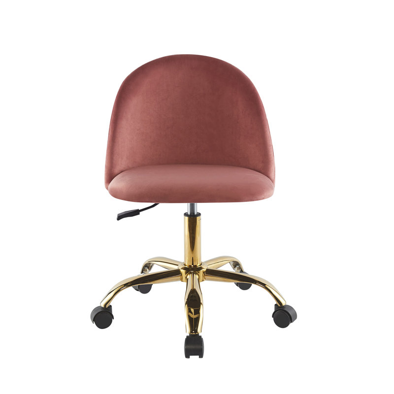 Chaise de travail Ganey, Rose
