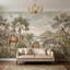 Adhésif mural ciel nuageux oiseaux tropicaux-2068528436-2068528398