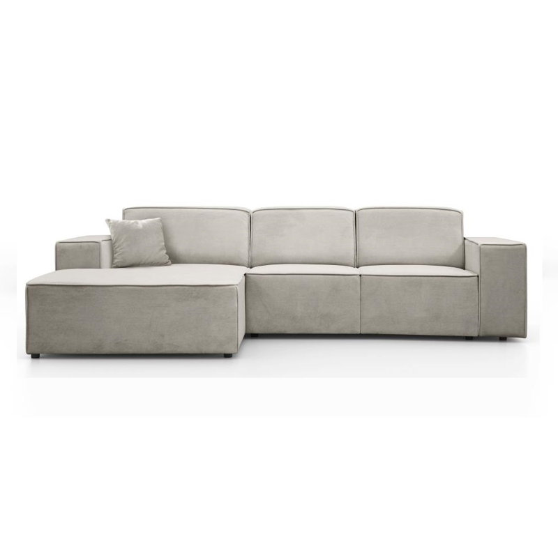 Avionna 4 Seater Sofa & Chaise, Beige, Left Hand Facing