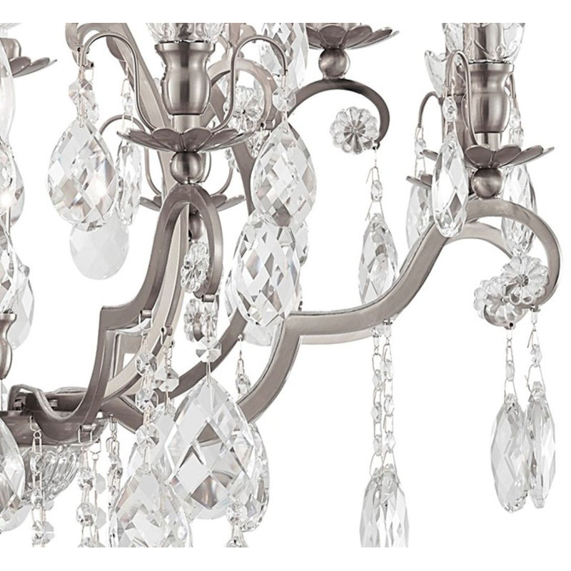 Lustre en cristal 9 lumières Traditional 