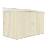 Absco Durango 10 ft. W x 5 ft. D Metal Lean-To Bike Shed