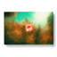 Lone Pink Flower In Abstract - Wrapped Canvas Painting-55313242