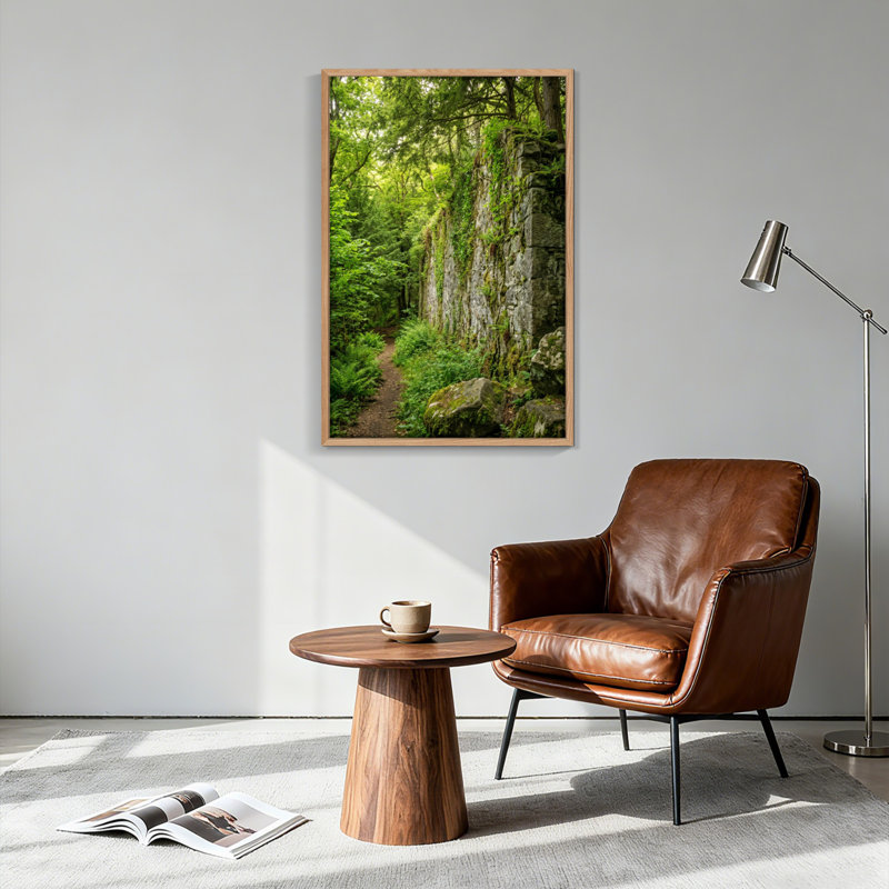 Ensemble de 1 tableau sur toile « Chemin forestier », H 18 po x l 12 po, Wrapped Canvas