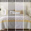 Ensemble de literie réversible 6 pièces en coton Percale Farmhouse Home