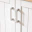 Meuble-lavabo simple 32 "avec lavabo, meuble-lavabo simple avec portes et tablette ouverte, petit meuble-lavabo en bois massif avec lavabo, blanc + naturel