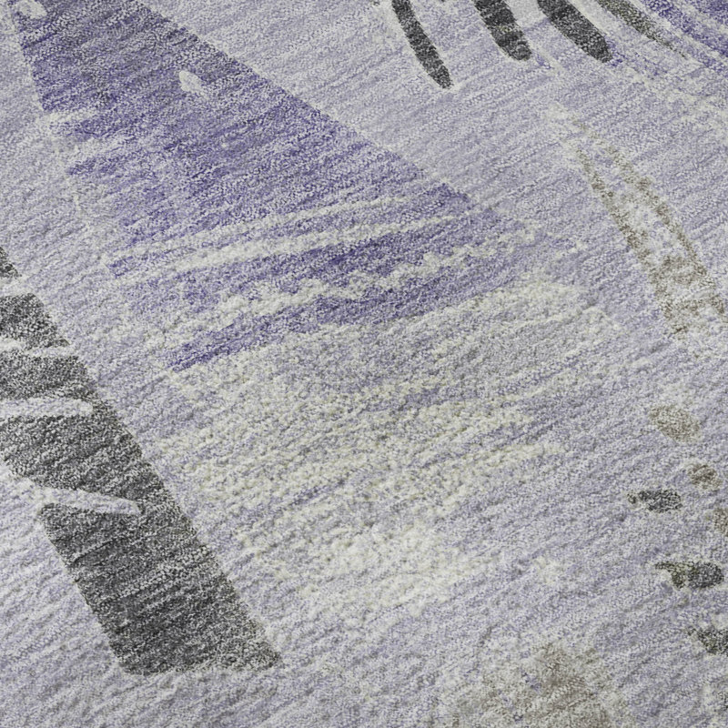 Premium Machine Washable Harjo AMF1573 Modern Rug, Rectangle 8' x 10'