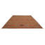 Tapis tribal rouge et multicolore 9 x 12