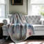 Pastel Flower Motifs - 1 Piece Premium Sherpa Blanket-101949671