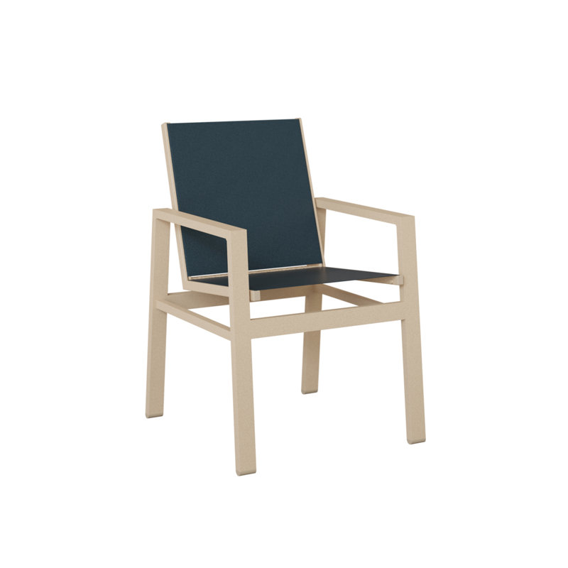 Chaise de salle à manger Ohlson Luna, Marine, Aluminium Luna multicolore