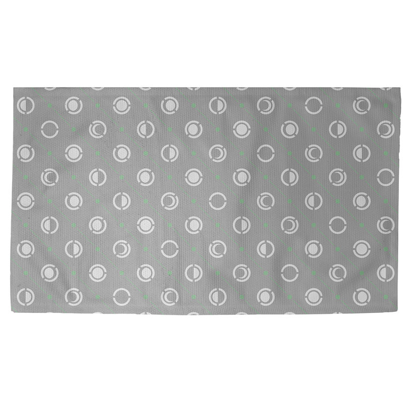 Skeffingt Polka Dots Indoor Rug, Rectangle 5' x 7'