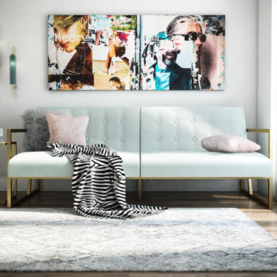 3 Seater Velvet Sleeper