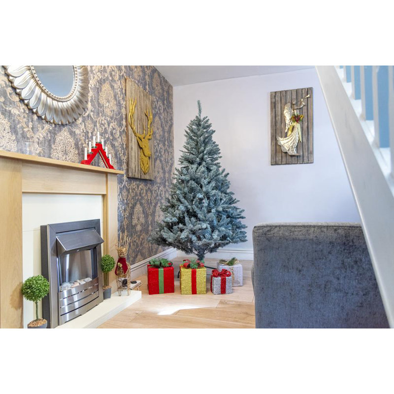 Lighted Artificial Christmas Tree, 4 ft.