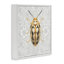 «Vintage Beetle» à motif floral noir, estampe numérique par Danhui Nai