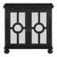 Armoire de rangement classique classique avec décor traditionnel et portes miroir-185241009