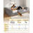 Floor Bed, Low Montessori 2-In-1 Convertible Beds, With Slats And High Rails, Upholstered Teddy Boucle, Curve Round Frame, No Box Spring Needed, Easy Assemble, Beige-478929354-469817827