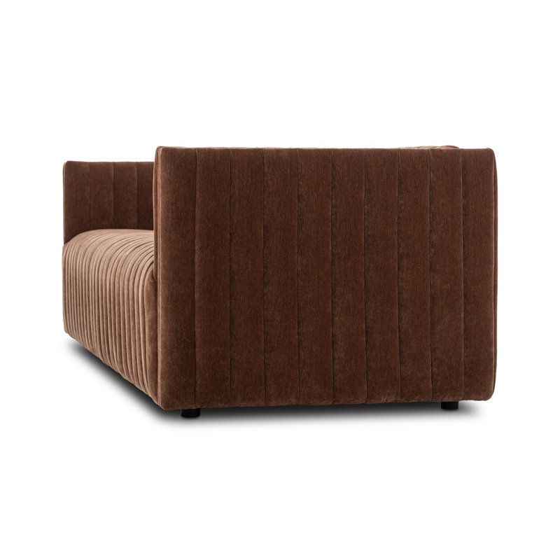 Augustine 97" Sofa, 26.5" H x 97" W x 35" D, Palermo Drift Genuine Leather