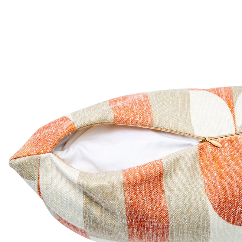 Geometric Reversible Throw Pillow, Pink, 24" x 24"