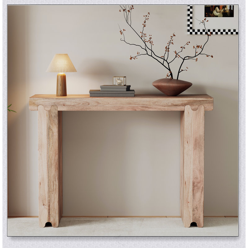 Console Farmhouse Narrow, Naturel