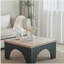 Table basse rustique carrée - Style campagne moderne