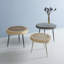 Crosscut 3 Legs End Table