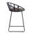 Takeyah Upholstered Faux Leather Counter Stool