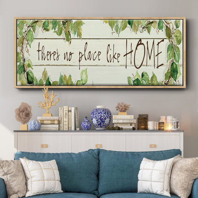 No Place Like Home - Toile encadrée