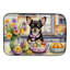 Decorating Easter Chihuahua Dish Drying Mat