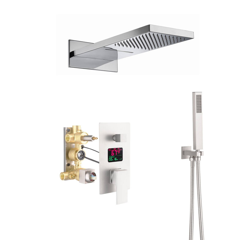 All-In-One Kit with Rough in-Valve, Chrome