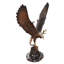 Statue aigle avec proie sur une base en marbre Steinhauer