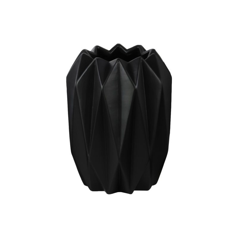 Dolezal Ceramic Table Vase, 9.75" H x 7.5" W x 7.5" D