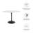 Lippa Oval Artificial Marble Dining Table-1021681221-1018723173