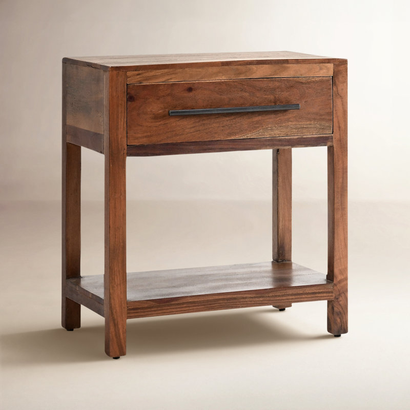 Avalyn Wren Solid Wood End Table