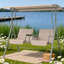 Balancelle d'extérieur, chaise de patio, pour le jardin, la piscine, la cour arrière