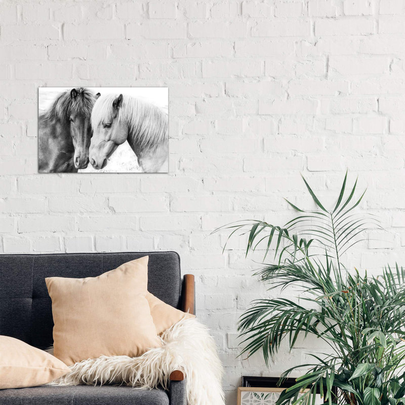 Horse Love - Wrapped Canvas Print, 66.04 cm H x 45.72 cm W x 1.91 cm D