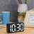 Alarm Clock For Bedroom, Large Big Numbers Display With Brightness Dimmer, Electric Bedside Desk Clock With USB Charging Port-2036385174